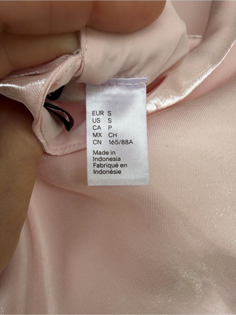 H&M Divided Light Pink Sleeveless Mini Shift Dress with Bow Detail Like New - Picture 5 of 10